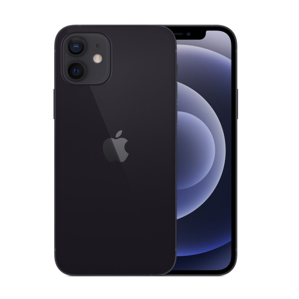 iPhone 12 64GB Black SS+eSIM A Grade 100% Battery Health