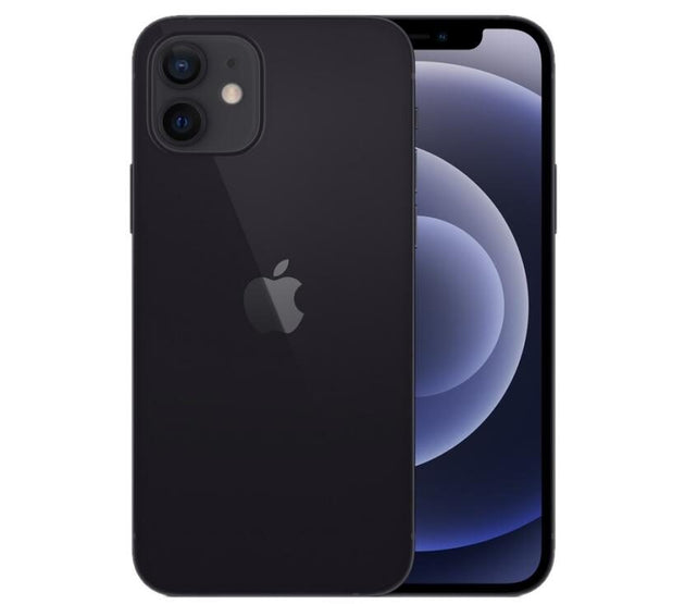 iPhone 12 64GB Black SS+eSIM A Grade 100% Battery Health ( Pre-Owned)