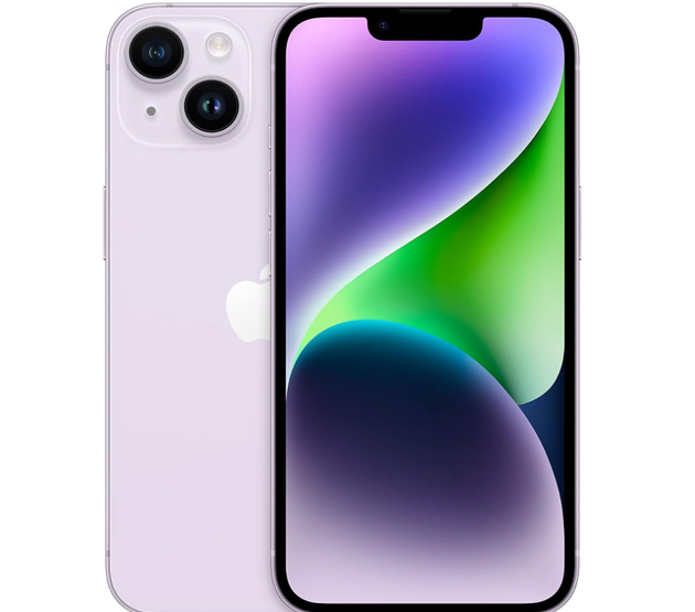 iPhone 14 128GB SS+eSim Purple A Grade 100% Battery Health (Refurbished)