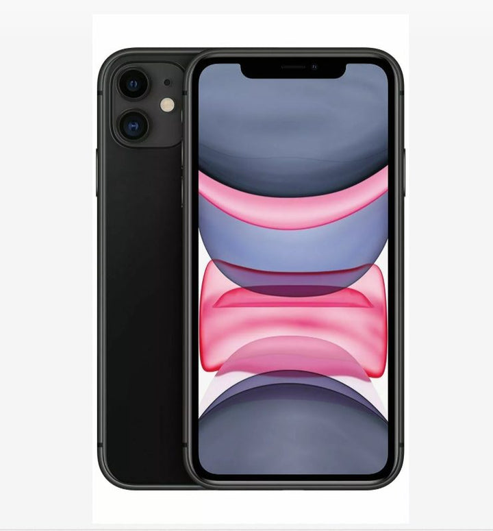 iPhone 11 64GB SS+eSim Black 100% Battery Health Excellent Grade frame scratch (Refurbished)