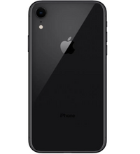 iPhone XR Black - rear view (model illustration)
