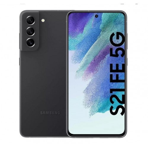 Samsung Galaxy S21 FE SS 128GB with 6GB RAM Graphite Excellent Grade Frame and Screen Scratch (New Screen Protector Applied)