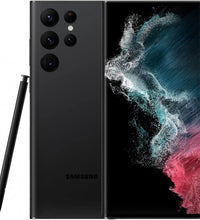 Samsung Galaxy S22 Ultra 5G 128GB with 8GB RAM SS+eSim Phantom Black Excellent Grade Frame Scratch (Minor Screen Burn)