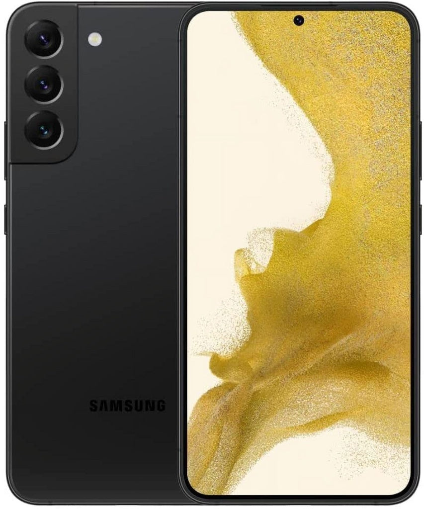Samsung Galaxy S22 5G SM-S901U SS+eSIM 128GB with 8GB RAM Phantom Black A Grade – (Minor Screen Burn)
