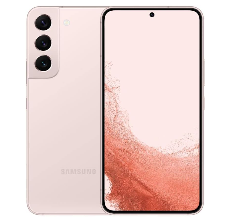 Samsung Galaxy S22 5G SM-S901U SS+eSim 128GB with 8GB RAM Pink Gold A Grade (Refurbished)
