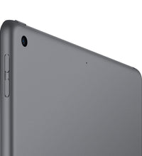 iPad 9th generation Space Grey Wi-Fi - rear camera and buttons detail (model illustration)