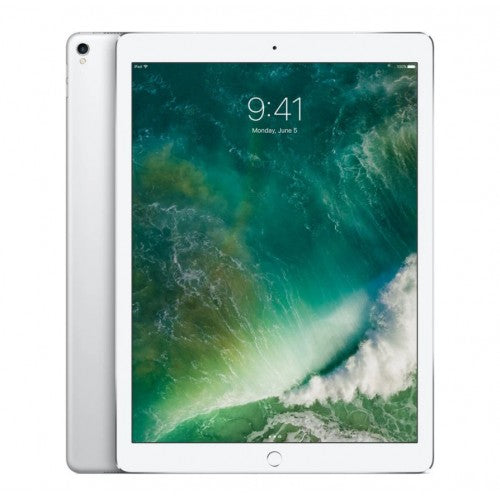 iPad Pro 12.9 (2017) 2nd Gen Wi-Fi + Cellular 64GB Silver A1671 Excellent Grade above 90% Battery Health (Refurbished) - Uneven Backlighting