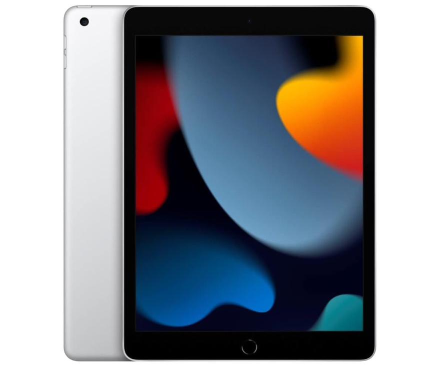 Pre-Owned Apple iPad 9th Gen 10.2" A2604 Cellular + Wi-Fi 64GB Silver above 80% Battery Health