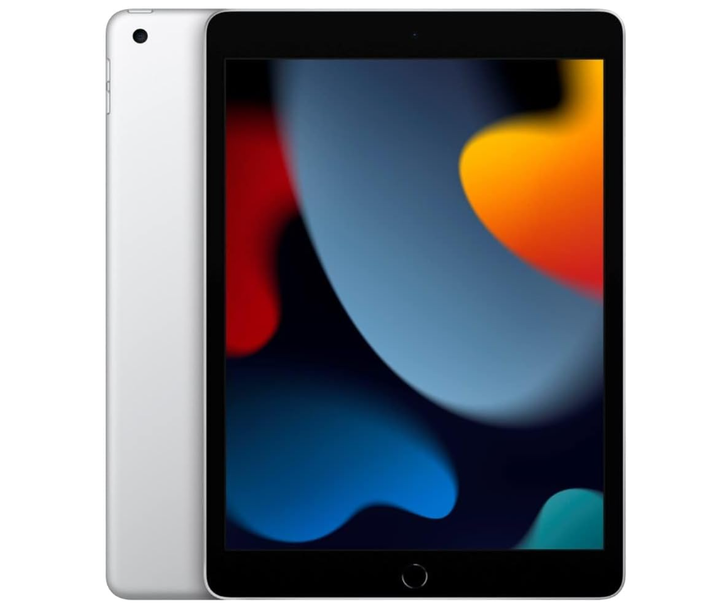 Pre-Owned Apple iPad 9th Gen 10.2" A2604 Cellular + Wi-Fi 64GB Silver above 90% Battery Health - Excellent