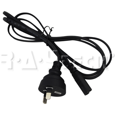 1.2M Figure 8 Power Cord, 2Pin Plug