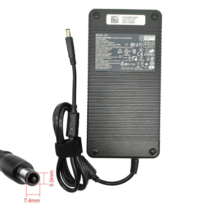 Original DELL Alienware M17 M18X X51 19.5V 16.9A 330W 7.4mm*5.0mm Power Adapter