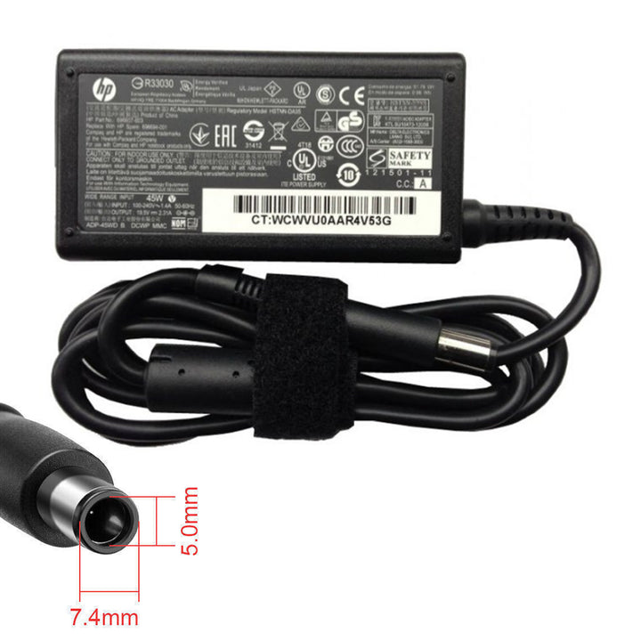Original HP adapter 19.5V 2.31A 45W 7.4MM*5.0MM with Smart Pin