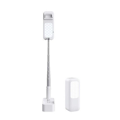 [AL3]V6 Multi-Function Box Foldable Mobile Phone Holder with Remote Control White
