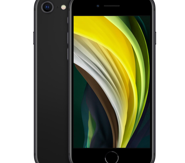 iPhone SE (2nd Gen) 2020 128GB SS+eSim Black A Grade above 80% Battery Health( Used )