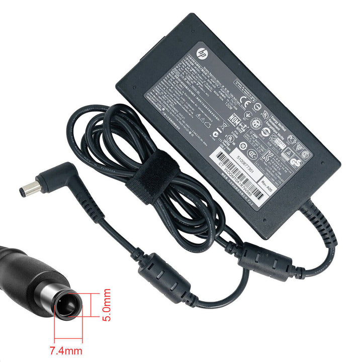 Original HP 120W 19.5V 6.15A Smart Pin 7.4*5.0mm Power Adapter Charger 693709-001 677762-001
