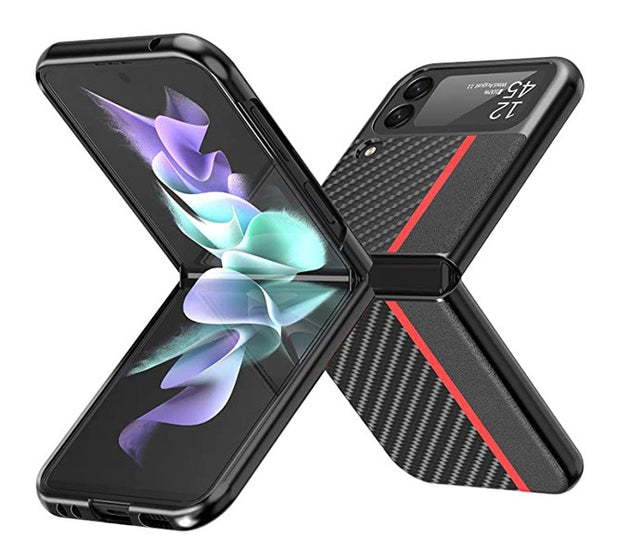[Level 2]Samsung Flip Case for Samsung Galaxy Z Flip3 5G Black/Blue