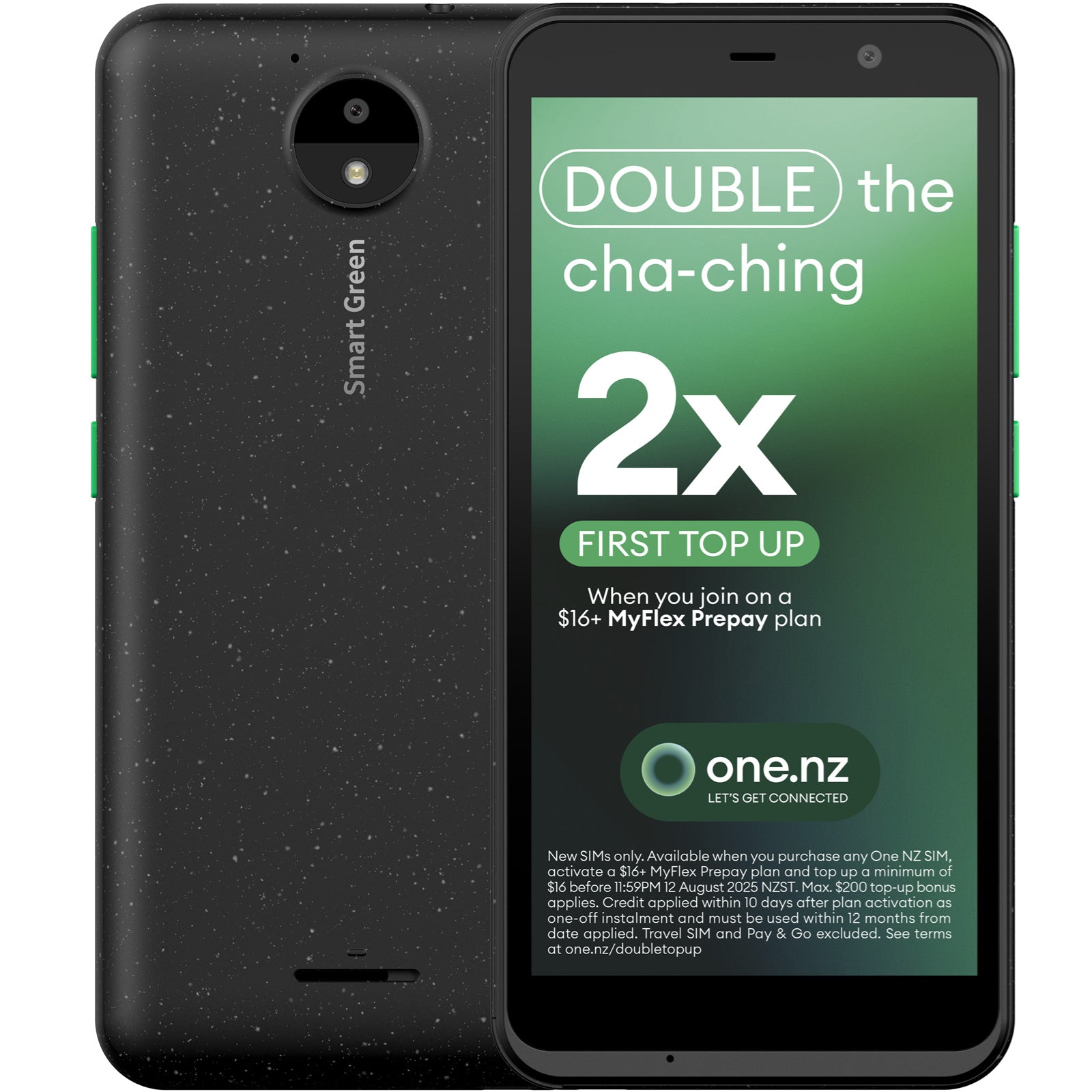One NZ Smart Green Smartphone 16GB Black 鈥?Brand New Sealed (Unlocked to All Networks)