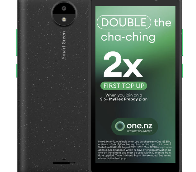 One NZ Smart Green Smartphone 16GB Black 鈥?Brand New Sealed (Unlocked to All Networks)