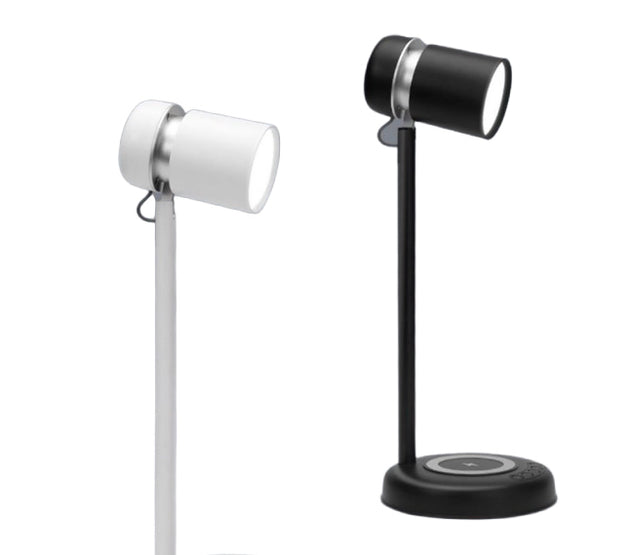 Reading lamp with bluetooth music player and wireless charging L9-BLACK