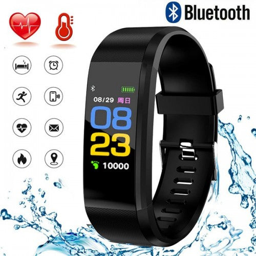 Children wristband,115Plus,blue tooth 4.0,waterproof,3.7v / 50mah,TELINK 8266,black