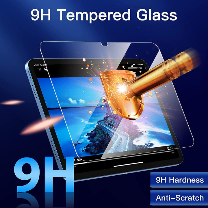 iPad 10th 10.9 9H real hardness Screen Protector Tempered Glass Red&Black package