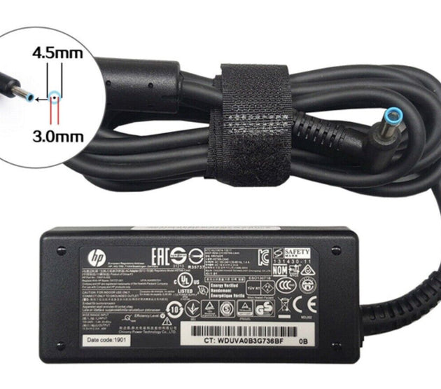 [M57]Original HP 19.5V 2.31A 45W Power Adapter,Tip pin size: 4.5mm * 3.0mm (Blue with pin in centre)