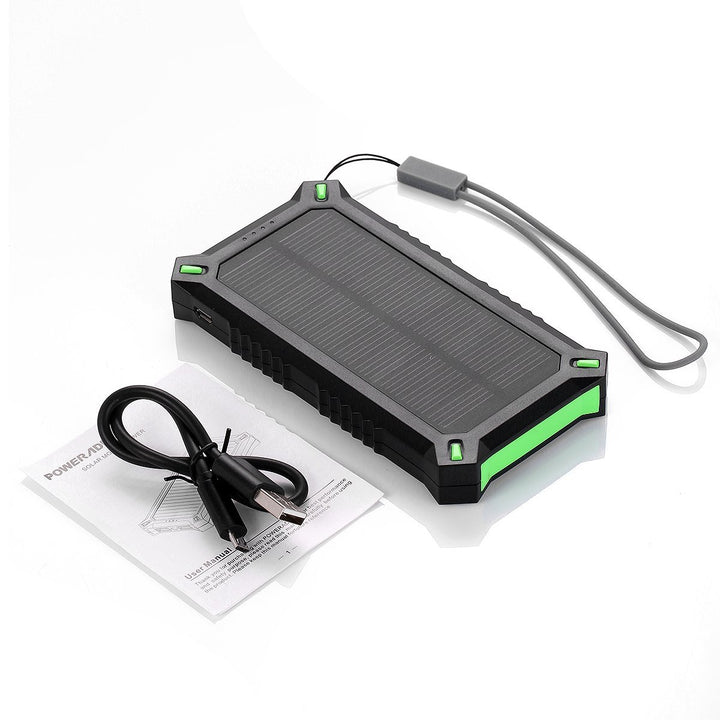 Poweradd mobil Power Bank Apollo 3 8000mAh with solar panel (Green and Orange)