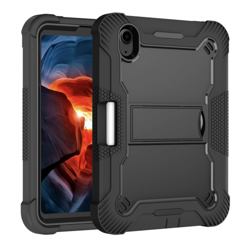 Armor Tablet Case with kickstand for Lenovo 10.1inch Tab M10 HD TB328 Gen3 (2022) Black
