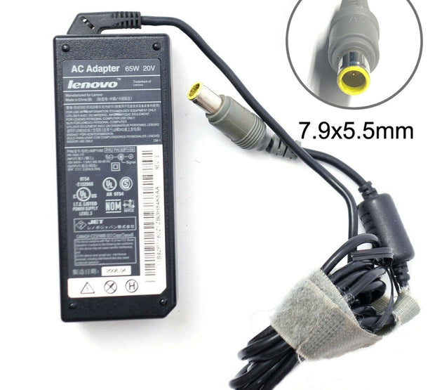 [L17]Original Lenovo/IBM 20V 3.25A 7.9x5.5mm 65W Power Adapter.