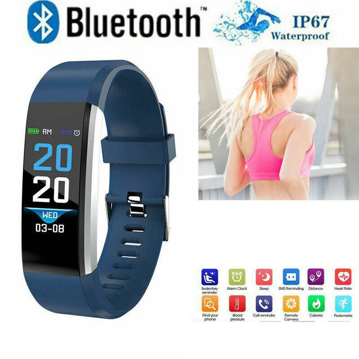 Children wristband,115Plus,blue tooth 4.0,waterproof,3.7v / 50mah,TELINK 8266,blue