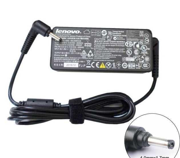 [K23]Original Lenovo Ideapad 100 100S 20V 2.25A 45W 4.0MM*1.7MM Power Adapter compatible with M66