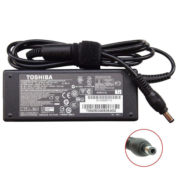 Original Toshiba 19V 6.32A 120W 5.5x2.5mm Power Adapter