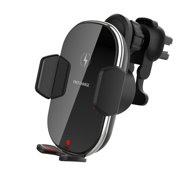 [FC]CF69 Full-Automatic Car Holder 15w Wireless Charger1x Air vent clip and 1x Dashboard Suction Cup