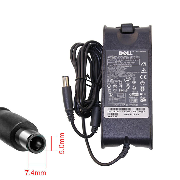 Original Dell 19.5V 4.62A 7.4x5.0mm 90W PA3E Super Slim Power Adapter