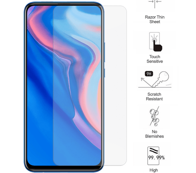 [V02]Huawei Nova 3E P20 Lite OG Golden Armor High Quality 9H Tempered Glass Screen Protector