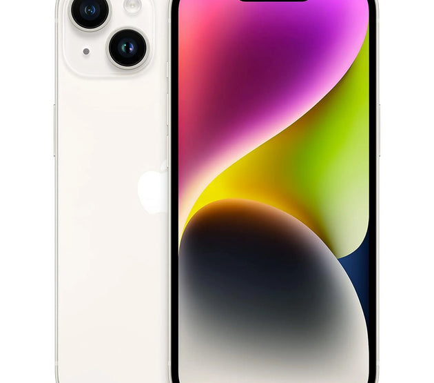 iPhone 14 256GB SS+eSim Starlight A Grade 100% Battery Health( Refurbished )