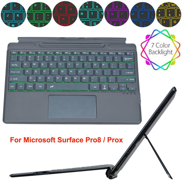 Surface Pro Bluetooth Keyboard with light SF-2089D For Surface Pro8 / X Grey