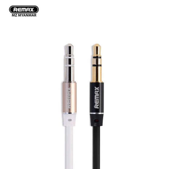 [5-A205]Remax RL-L100 3.5 AUX Audio Cable 1M Soft Wire White
