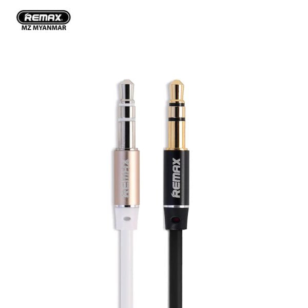 Remax RL-L100 3.5 AUX Audio Cable 1M Soft Wire White