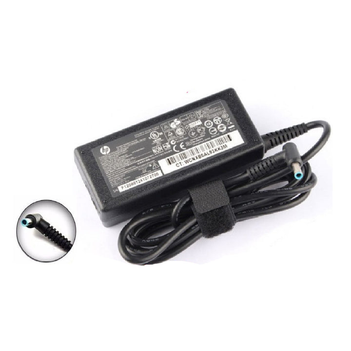 Original HP 19.5V 3.33A 65W Power Adapter,Tip pin size: 4.5mm * 3.0mm (Blue with pin in centre),use for HP Envy 14, HP