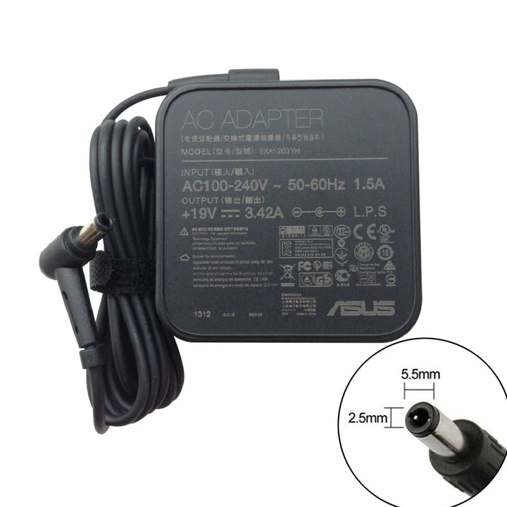 Original ASUS Power Adapter 19V 3.42A 65W 5.5mm*2.5mm