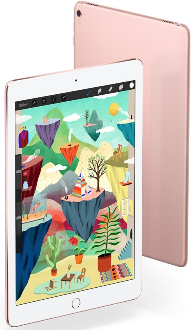 iPad Pro 9.7" Cellular + Wi-Fi 128GB Rose Gold A1674 A Grade above 80% Battery Health (Pre-Owned) – additional product view (model illustration)